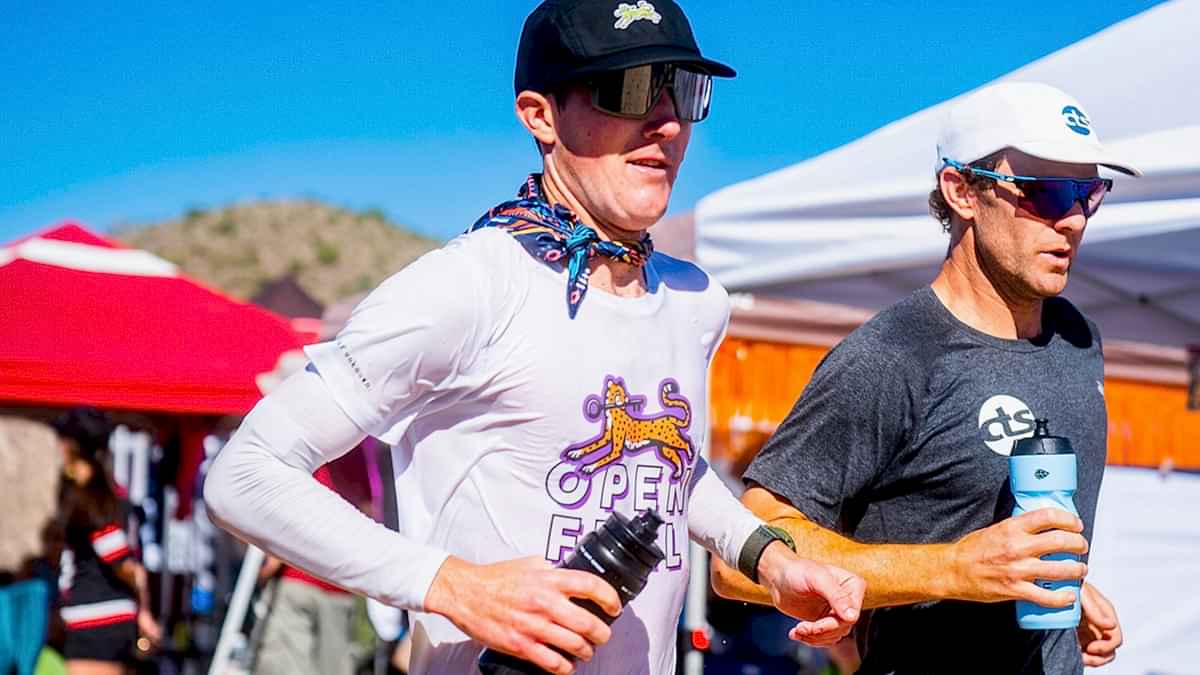 Javelina 20 Blog Image Of Ultrarunner Will Murray And His Coach John Fitzgerald At Javelina Jundred 2025